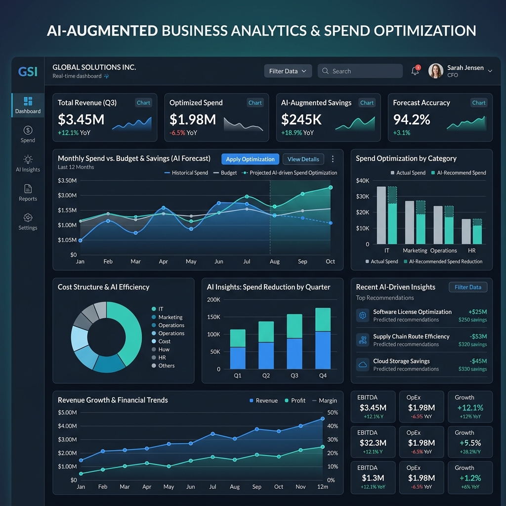 AI-Augmented Spend Dashboard